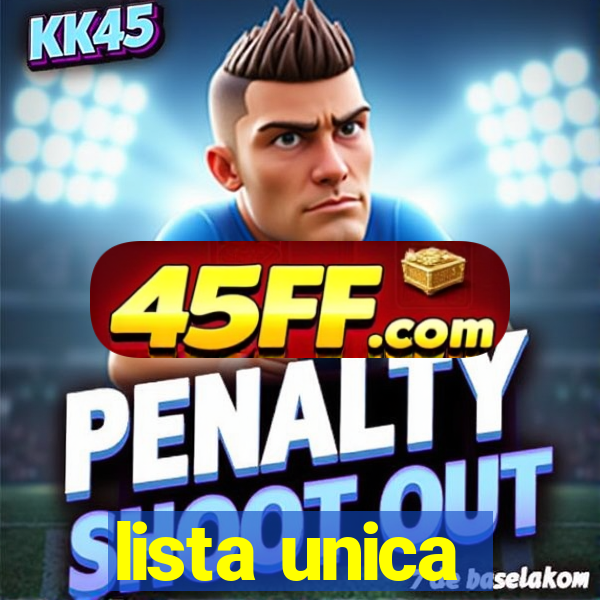 lista unica